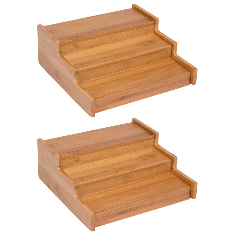 Kitchen Wooden Spice Rack Set of 2