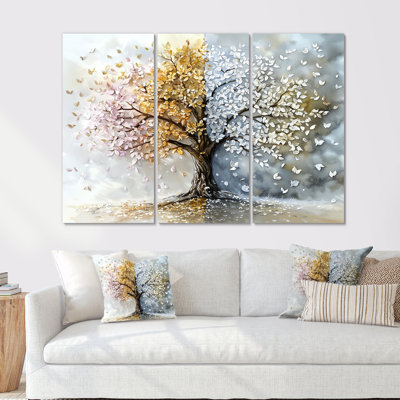 Four Season Tree Of Life I - Tree Of Life Wall Art Print Set