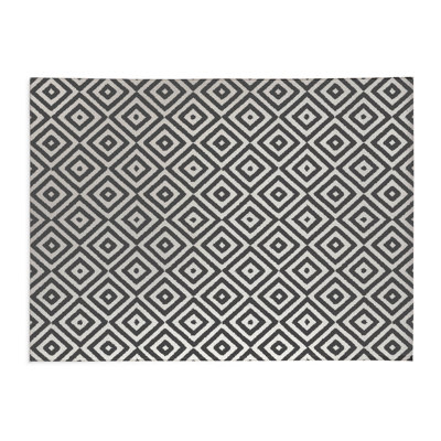 Ikat Eye Non-Slip Outdoor Rug