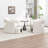 Upholstered Barrel Chair With Ottoman-1721785637