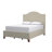 Herning Upholstered Slat Bed With Curved Headboard - Queen Size-100676727