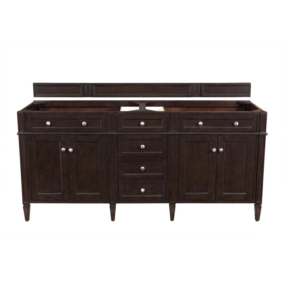 Dussault 72'' W Double Bathroom Vanity Base Darby Home Co Base 