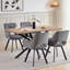 Linen Blend Upholstered Armchair-842539891-842539890-842539901