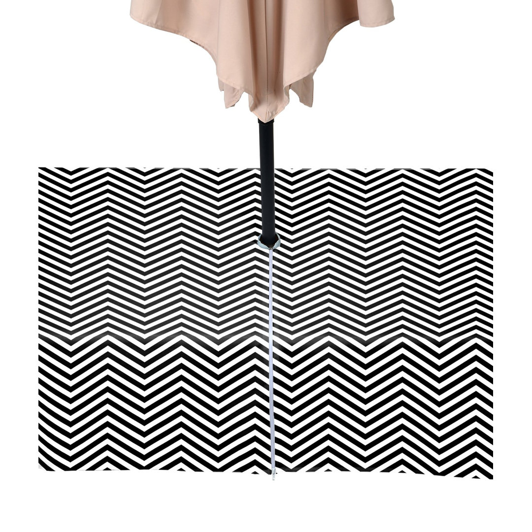 Chevron Water Repellent Tablecloth East Urban Home 