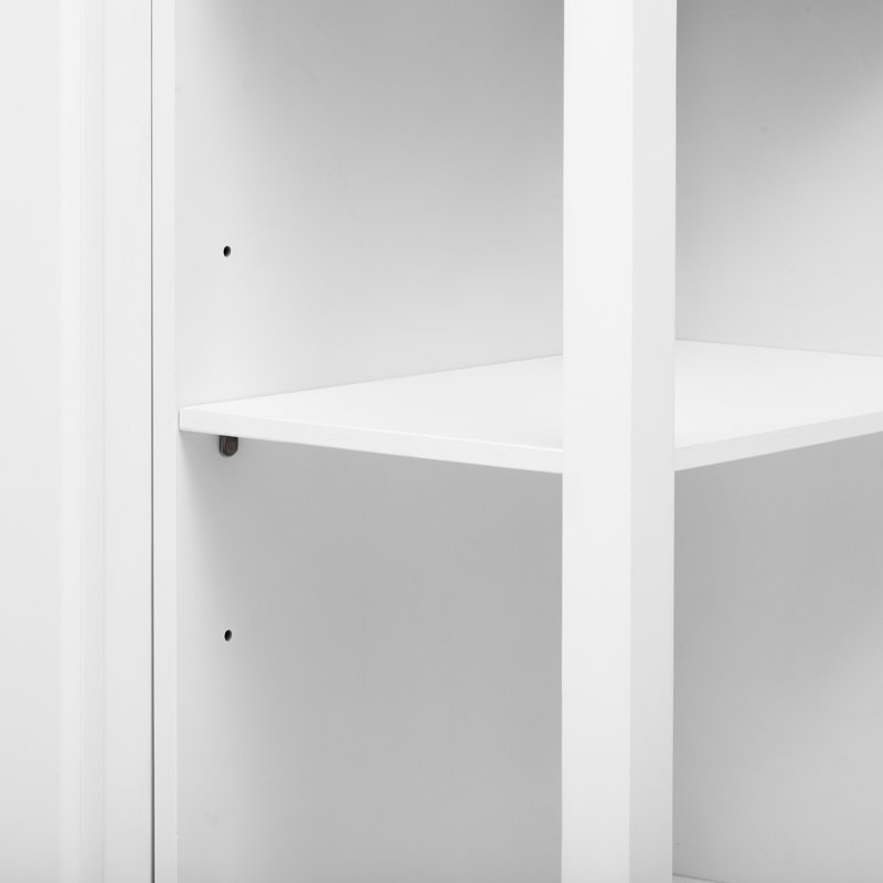 Îlot de cuisine roulant de 47 pouces avec salle à manger extensible, placage en bois d'hévéa, tablettes intérieures réglables, 2 tables de salle à manger verrouillables, support de rangement interne, prise de courant, armoire à tiroirs, blanc, idéal