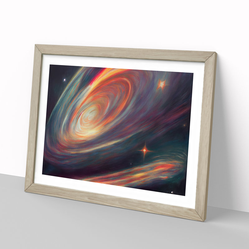 Captivating Galaxy Vol.3 - Framed Print, Oak, 46cm H x 64cm W x 2cm D