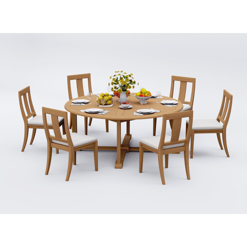 Ensemble repas d'extérieur rond 72 po L Osborne, 6