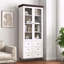 Armoire de rangement vitrée