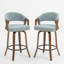 Tabouret de comptoir pivotant rembourré Providence-123200641