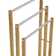 Towel rack bamboo natural/stainless steel