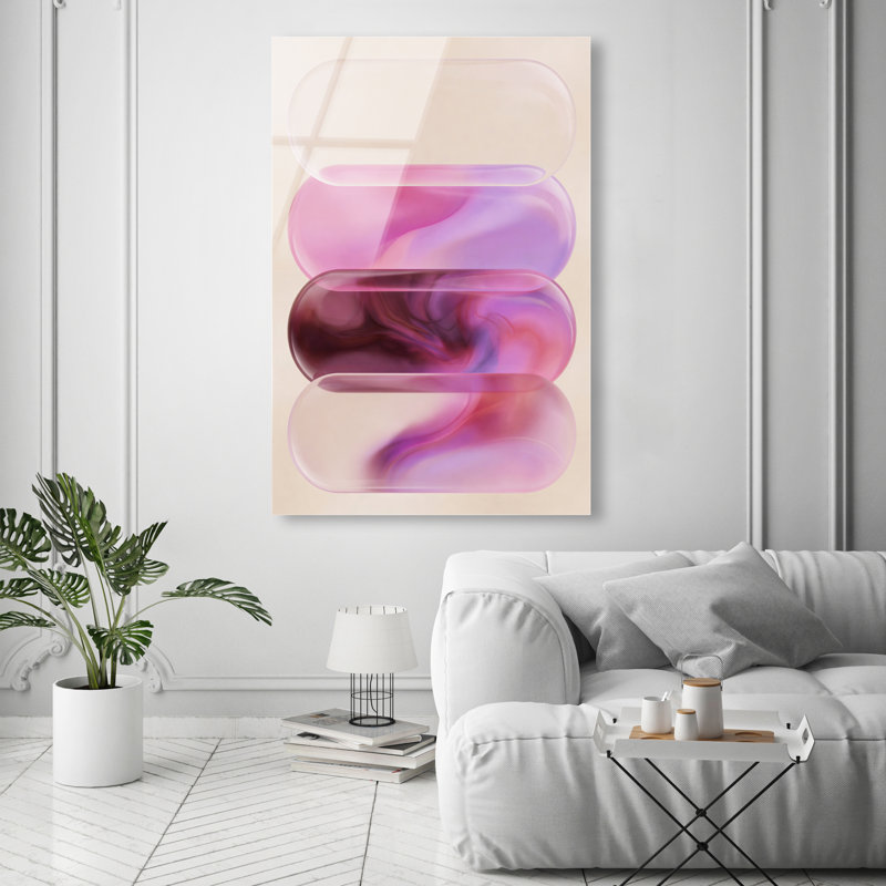 Clear Rose Print by Oliver Gal, 15"H x 10"W, High-Gloss Acrylic Print