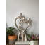 Avruch 30cm Decor Metal Silver Couple looking at each other Sculpture