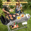 Chariot de barbecue extérieur avec roulettes