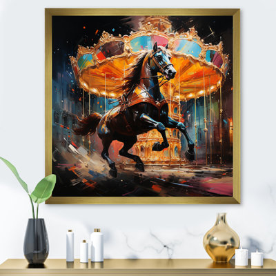 Carrousel Horses II - reproduction sur toile