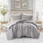 3 Pc solid soft bedding set modern style/100% cotton all season sheets-Charcoal sateen weave bed-sheets