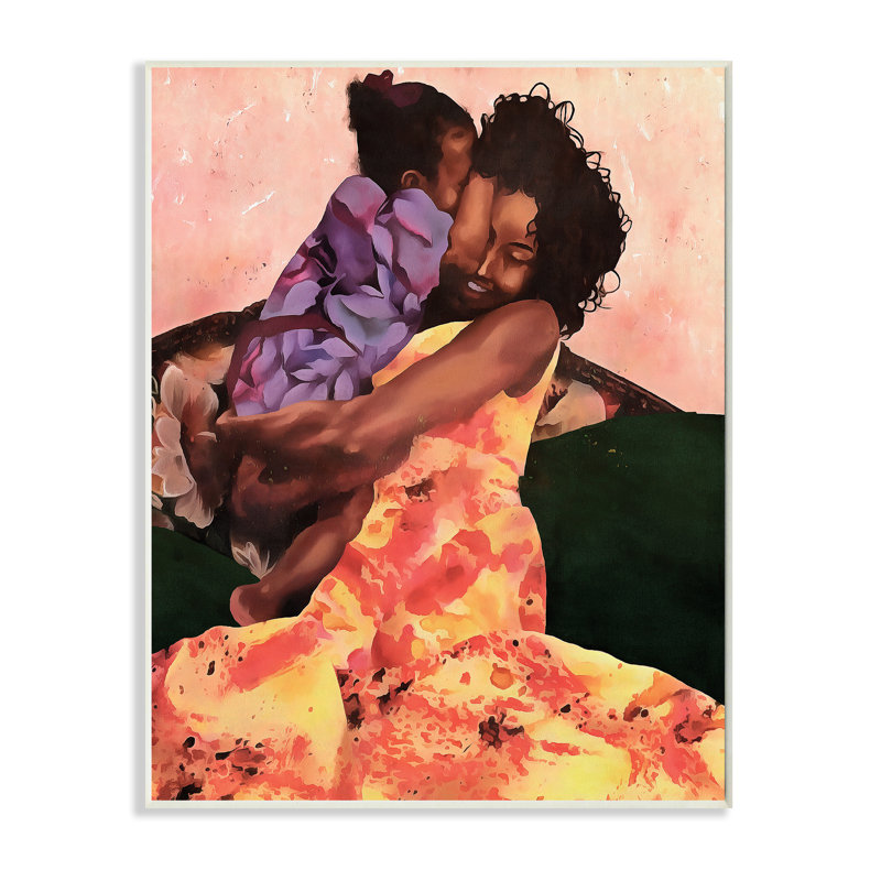 «Motherly Hug», Bois naturel, H 19 po x l 13 po
