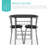 Dismukes 2 - Person Four Leg Dining Set-727511947-767518223-767518216