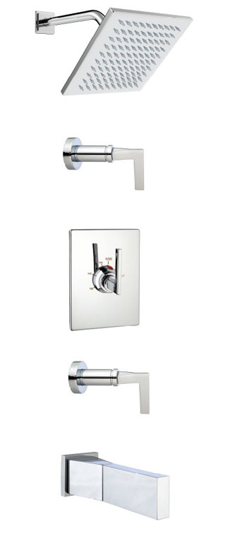 Crisp Thermostatic Complete Shower System