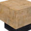 Table de bout carrée 22 po en bois massif naturel et noir-1228772722