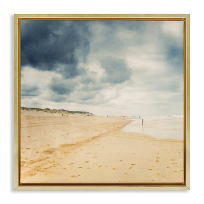 Cadre flottant Beach On A Cloudy Day, design par Dirk Wüstenhagen