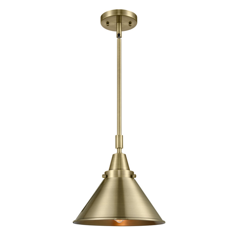 Cambarville 1 - Light Single Pendant, Antique Brass, LED