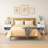 15 Inches Wide Nightstand - 1 Drawer, Lower Shelf - Set Of 2-665895119