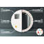 Huldar Glass Flat Wall Mirror