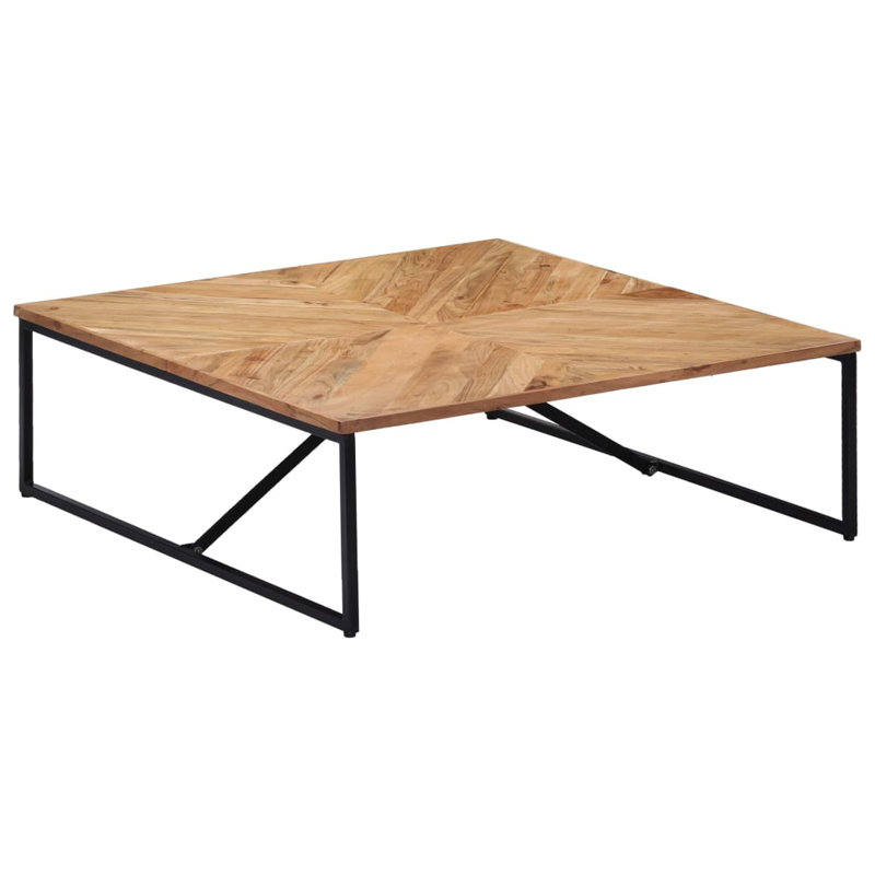 Brian Frame Single Coffee Table, Brown, Black
