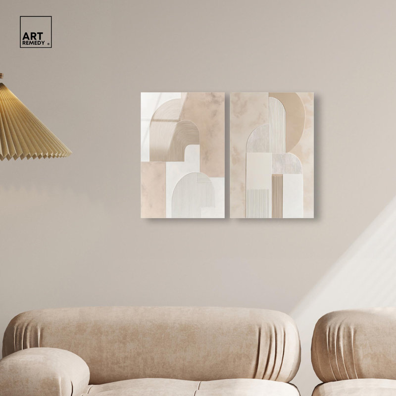 Golden Luxe Glam Room Art , H 15 po x l 20 po