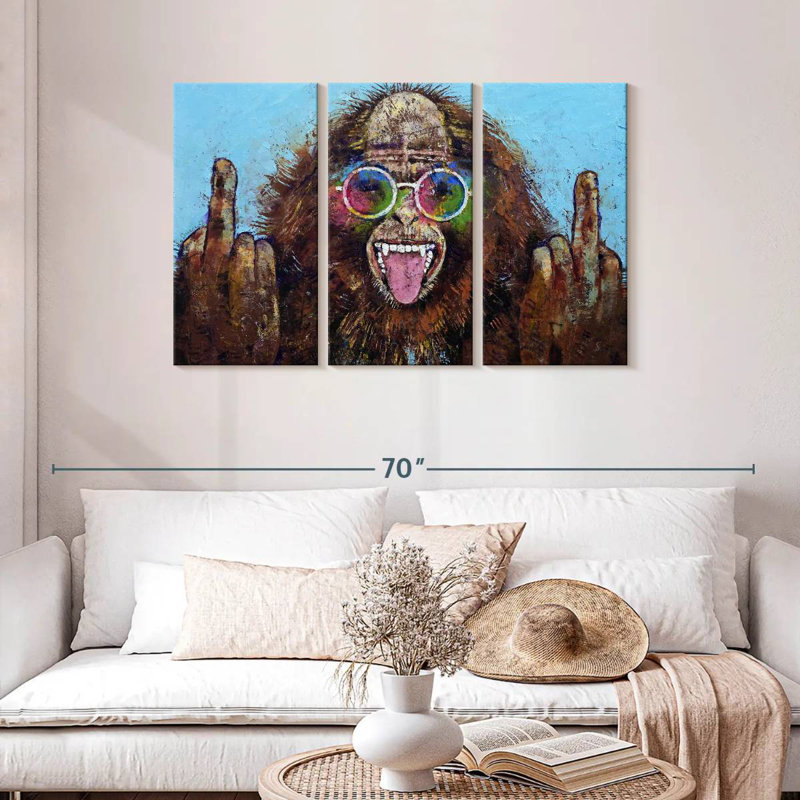 Brampt Bigfoot Double Bird, 28" H x 45" W