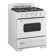 Classic Retro 30" 4 burner 3.9 cu. ft. Freestanding Gas Range with Convection Oven