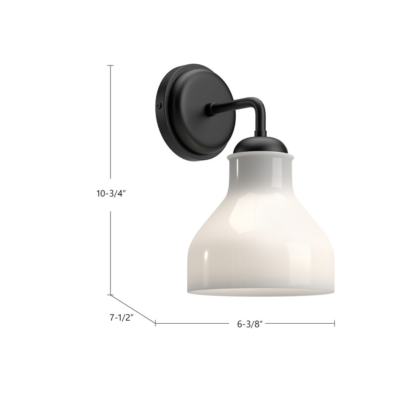 Westlake Bath Sconce, Matte Black