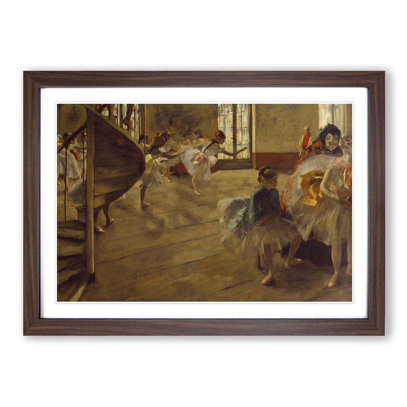 Edgar Degas - Single Picture Frame Painting, Walnut
