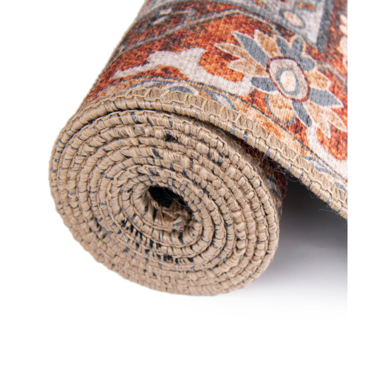 Bungalow Rose Esther Timeless Rug, Tapis de couloir 2 pi 7 po x 10 pi