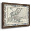 Border Map of Europe - Reproduction d'un seul cadre photo sur toile-623568094-623568096
