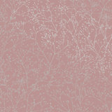 Floral Metallic Wallpaper Roll by Clarissa Hulse