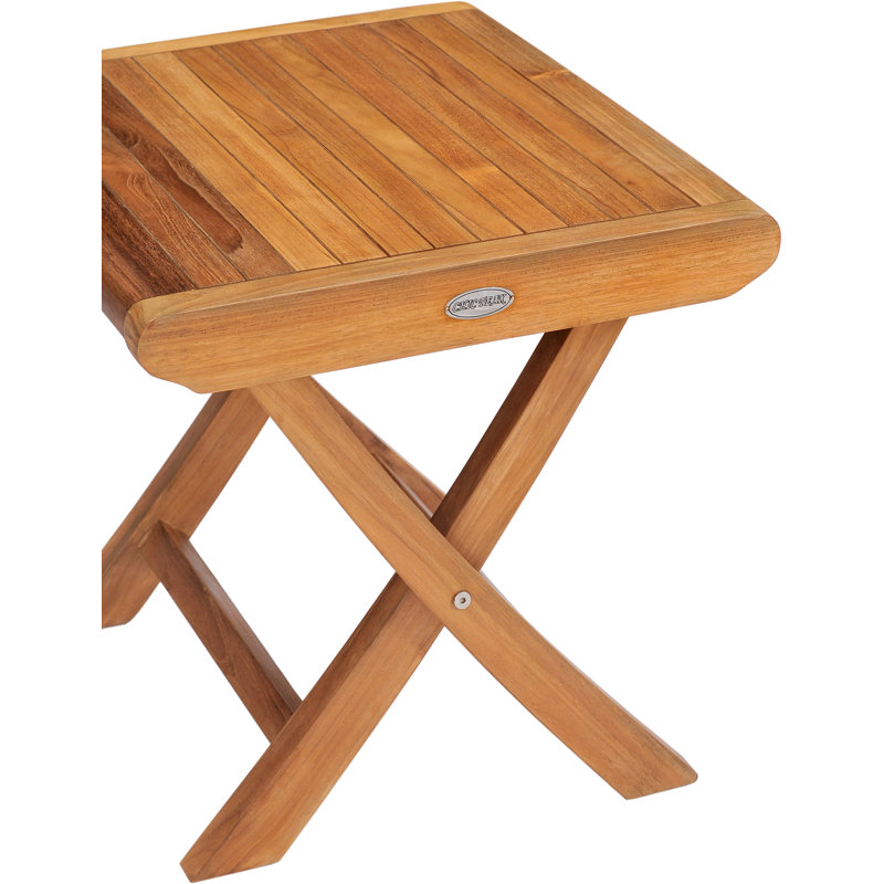 Miami Outdoor Square Teak Side Table