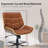 Ergonomic Drafting Office Chair - Adjustable Height & Footrest Ring, Swivel Stool For Standing Desk, Counter Height Desk & Drawing