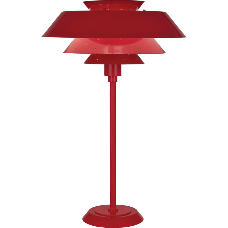 Pierce Table Lamp, Ruby Red