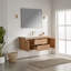 Meuble-lavabo mural simple 48 po avec lavabo en céramique