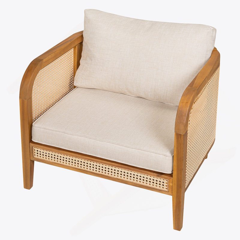 Chaise avec accoudoirs de patio Kirkby