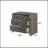 Gray Finish Nightstand