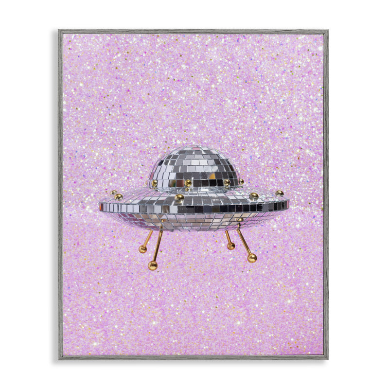 Art numérique Giclée disco par Lish Creative, Gris, H 20 po x l 16 po