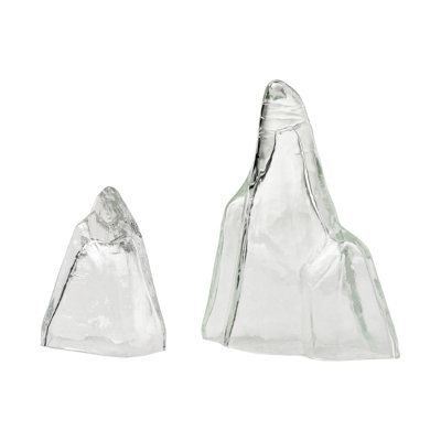 Ensemble de 2 glaciers transparents