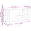 Unfinished TV Stand for TVs up to 88"-365699698