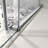 Brushed Nickel Frameless One Fixed And One Shifted Shower Door,70MM 304 Stainless Steel Large Pulleys With Adjustable Soft Closing Function,With Nano Easy Cleaning,Stick Explosion-Proof Menbrance-121415778