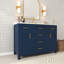 Ensemble de meuble-lavabo simple 48 po avec lavabo et dosseret en céramique 48 po-2065616614-2065616615