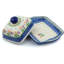 Spring Flowers Stoneware Butter Dish