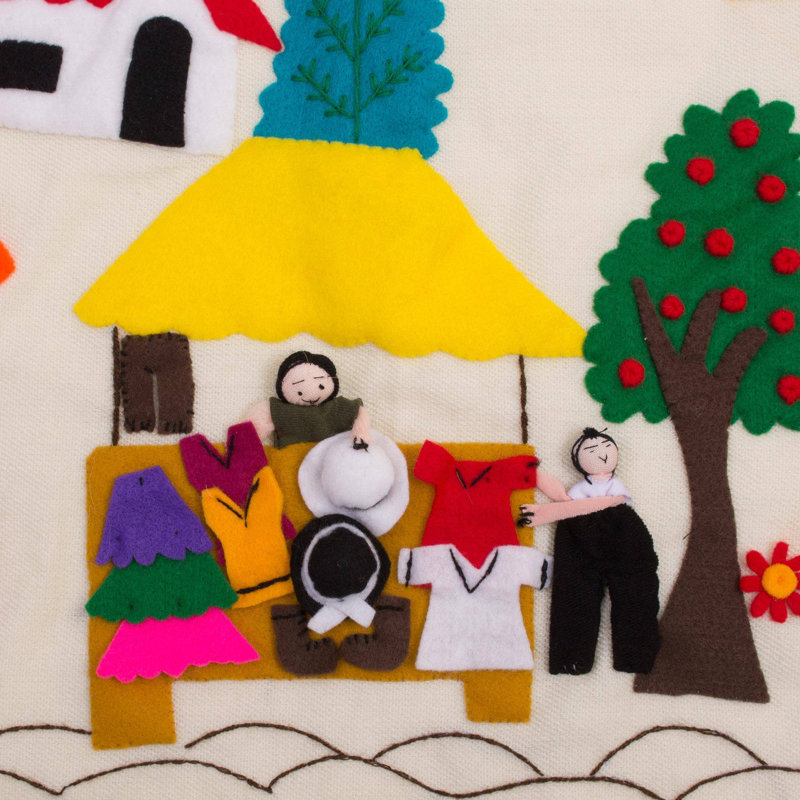 Andean Market Cotton Table Runner