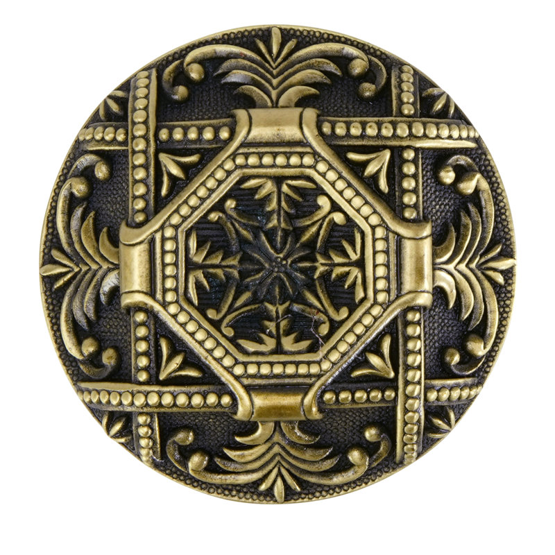 PORTSMOUTH KNOB PLATE, Brass